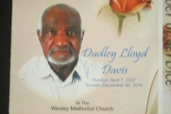 Lloyd Davis late Ex-RAFA Jan, 2015